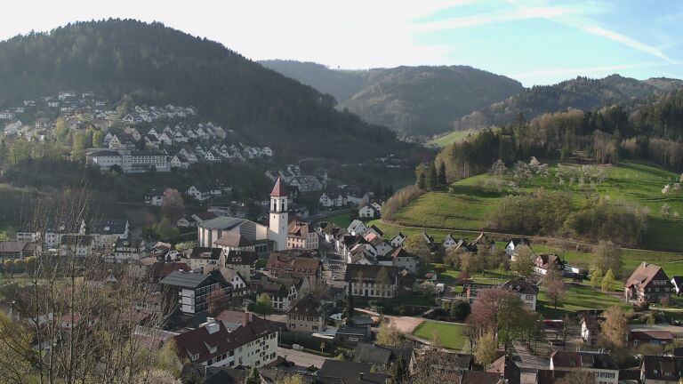 Dieses Bild zeigt eine Webcam-Aufnahme von Ottenhöfen, aufgenommen am Samstag, den 11.04.2026 um 08:50 Uhr