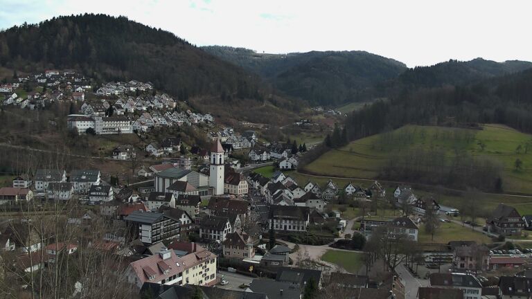 Dieses Bild zeigt eine Webcam-Aufnahme von Ottenhöfen, aufgenommen am Sonntag, den 15.02.2026 um 15:20 Uhr