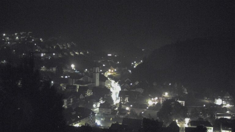 Dieses Bild zeigt eine Webcam-Aufnahme von Ottenhöfen, aufgenommen am Samstag, den 05.09.2026 um 04:00 Uhr