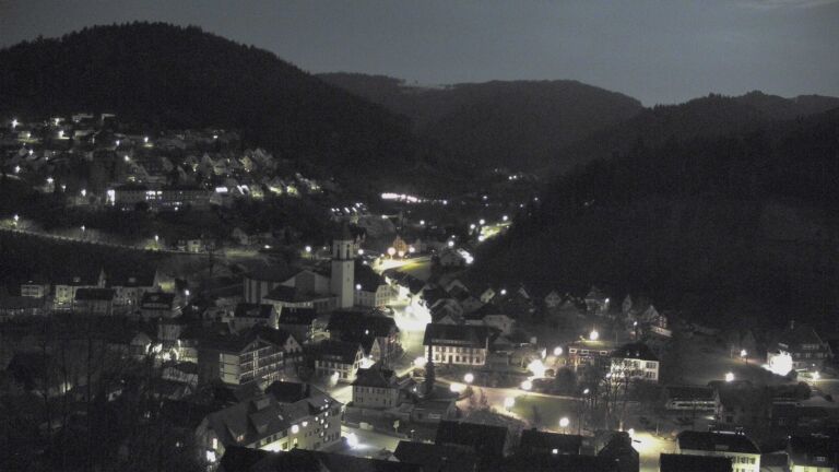 Dieses Bild zeigt eine Webcam-Aufnahme von Ottenhöfen, aufgenommen am Freitag, den 03.04.2026 um 02:30 Uhr