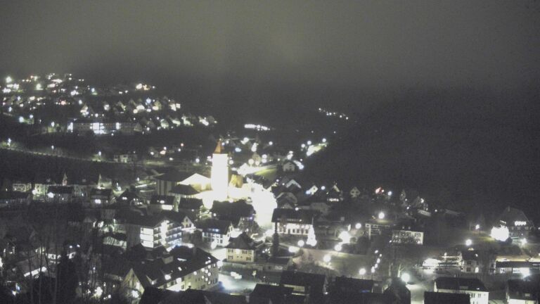 Dieses Bild zeigt eine Webcam-Aufnahme von Ottenhöfen, aufgenommen am Montag, den 22.12.2025 um 20:30 Uhr