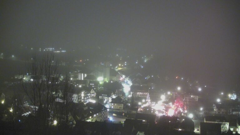 Dieses Bild zeigt eine Webcam-Aufnahme von Ottenhöfen, aufgenommen am Samstag, den 13.12.2025 um 17:30 Uhr