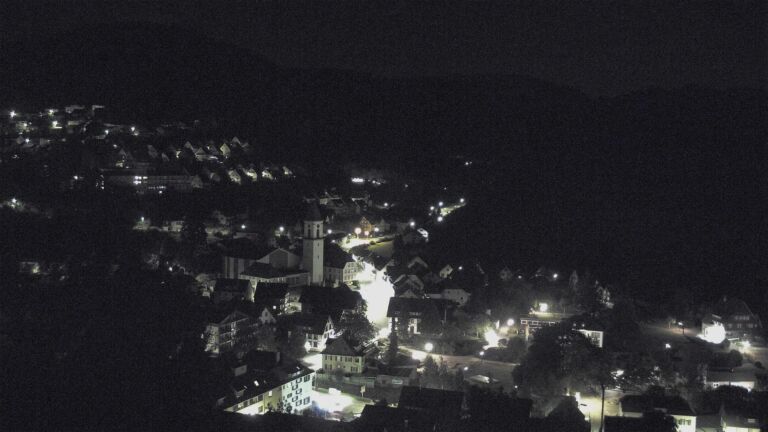 Dieses Bild zeigt eine Webcam-Aufnahme von Ottenhöfen, aufgenommen am Montag, den 13.07.2026 um 02:00 Uhr