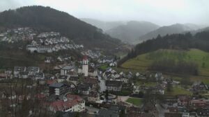 Dieses Bild zeigt eine Webcam-Aufnahme von Ottenhöfen, aufgenommen am Dienstag, den 24.02.2026 um 10:10 Uhr