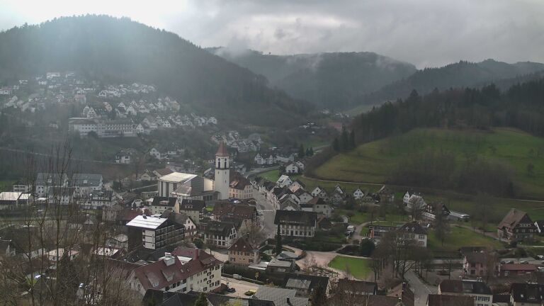 Dieses Bild zeigt eine Webcam-Aufnahme von Ottenhöfen, aufgenommen am Sonntag, den 15.03.2026 um 10:10 Uhr