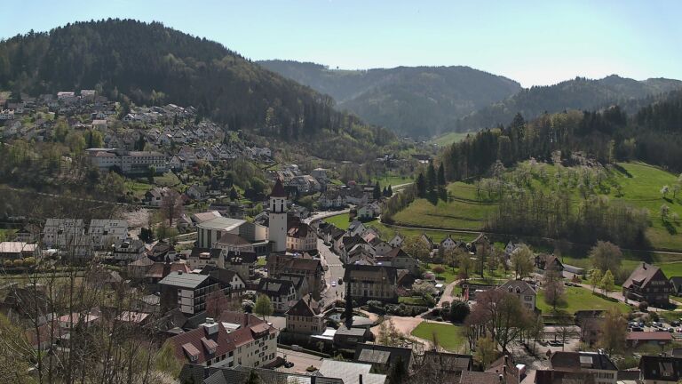 Dieses Bild zeigt eine Webcam-Aufnahme von Ottenhöfen, aufgenommen am Samstag, den 11.04.2026 um 12:40 Uhr