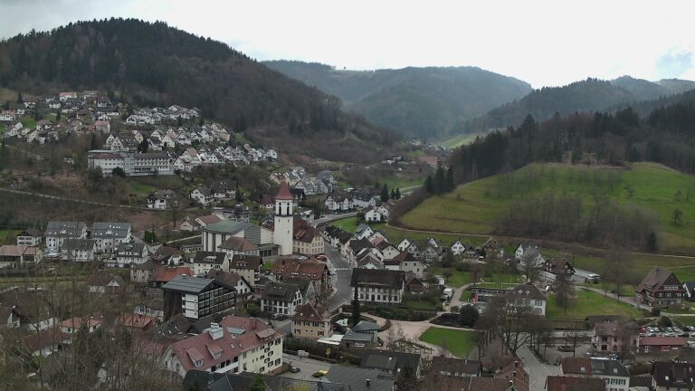 Dieses Bild zeigt eine Webcam-Aufnahme von Ottenhöfen, aufgenommen am Sonntag, den 15.03.2026 um 12:40 Uhr