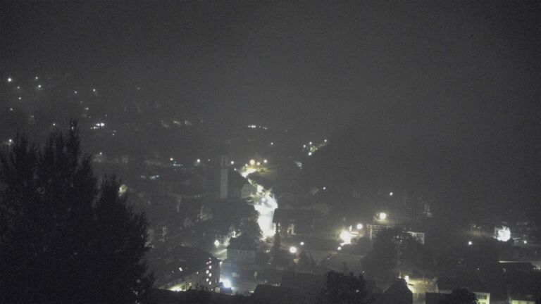 Dieses Bild zeigt eine Webcam-Aufnahme von Ottenhöfen, aufgenommen am Mittwoch, den 21.10.2026 um 03:30 Uhr