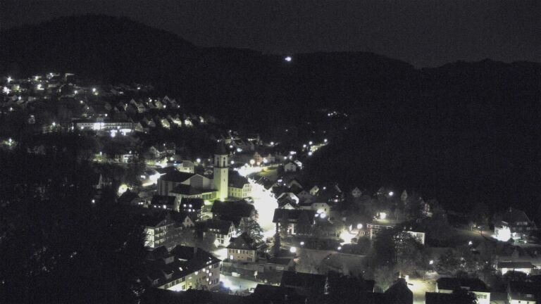 Dieses Bild zeigt eine Webcam-Aufnahme von Ottenhöfen, aufgenommen am Freitag, den 23.10.2026 um 06:50 Uhr