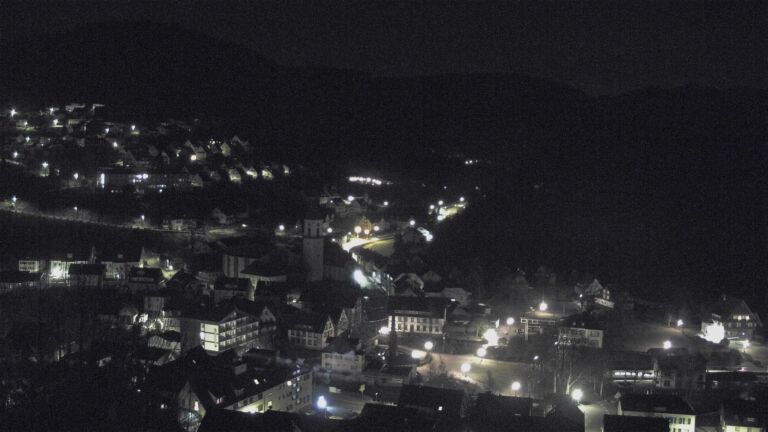 Dieses Bild zeigt eine Webcam-Aufnahme von Ottenhöfen, aufgenommen am Dienstag, den 27.01.2026 um 04:30 Uhr