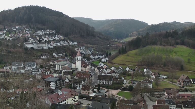 Dieses Bild zeigt eine Webcam-Aufnahme von Ottenhöfen, aufgenommen am Samstag, den 28.02.2026 um 08:00 Uhr