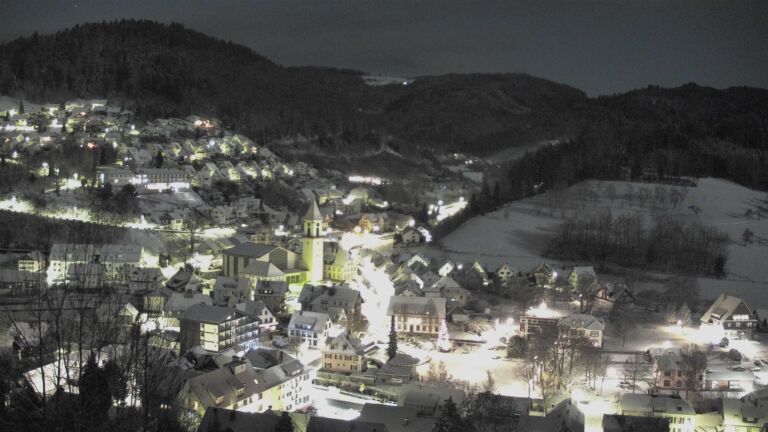 Dieses Bild zeigt eine Webcam-Aufnahme von Ottenhöfen, aufgenommen am Samstag, den 03.01.2026 um 06:50 Uhr