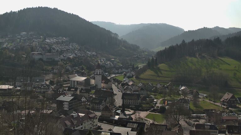 Dieses Bild zeigt eine Webcam-Aufnahme von Ottenhöfen, aufgenommen am Sonntag, den 22.03.2026 um 11:10 Uhr