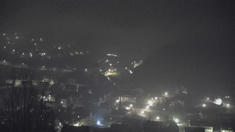 Dieses Bild zeigt eine Webcam-Aufnahme von Ottenhöfen, aufgenommen am Montag, den 26.01.2026 um 03:00 Uhr