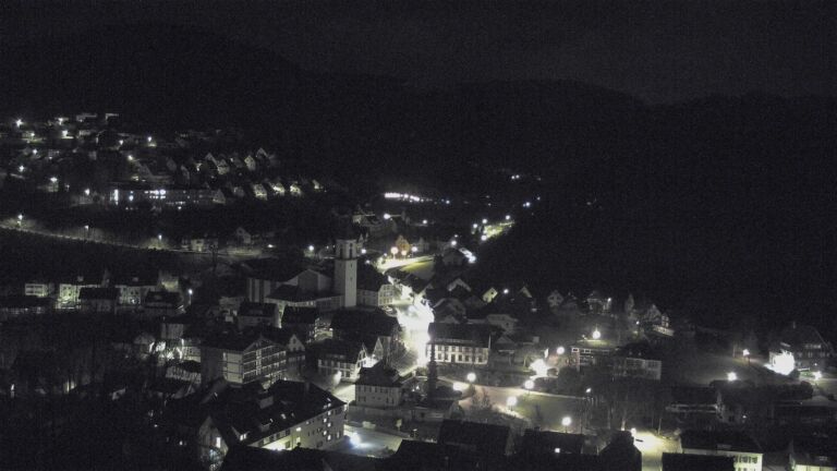 Dieses Bild zeigt eine Webcam-Aufnahme von Ottenhöfen, aufgenommen am Freitag, den 27.03.2026 um 02:30 Uhr