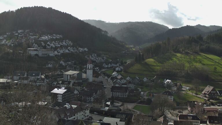 Dieses Bild zeigt eine Webcam-Aufnahme von Ottenhöfen, aufgenommen am Donnerstag, den 12.03.2026 um 10:30 Uhr