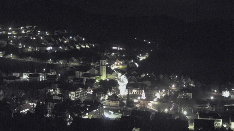 Dieses Bild zeigt eine Webcam-Aufnahme von Ottenhöfen, aufgenommen am Samstag, den 20.12.2025 um 05:30 Uhr