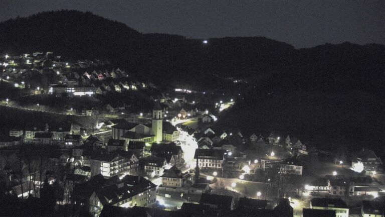 Dieses Bild zeigt eine Webcam-Aufnahme von Ottenhöfen, aufgenommen am Mittwoch, den 18.02.2026 um 06:30 Uhr