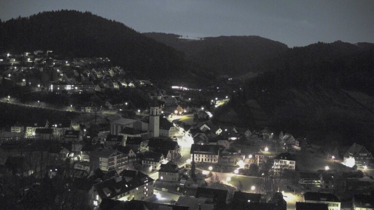 Dieses Bild zeigt eine Webcam-Aufnahme von Ottenhöfen, aufgenommen am Donnerstag, den 02.04.2026 um 00:00 Uhr