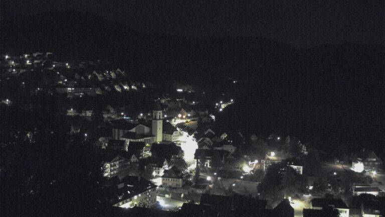 Dieses Bild zeigt eine Webcam-Aufnahme von Ottenhöfen, aufgenommen am Samstag, den 22.08.2026 um 05:00 Uhr