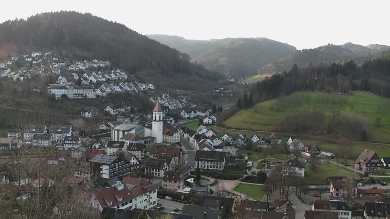 Dieses Bild zeigt eine Webcam-Aufnahme von Ottenhöfen, aufgenommen am Dienstag, den 10.03.2026 um 07:50 Uhr