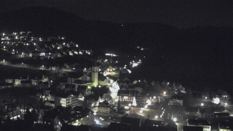 Dieses Bild zeigt eine Webcam-Aufnahme von Ottenhöfen, aufgenommen am Sonntag, den 21.12.2025 um 05:40 Uhr