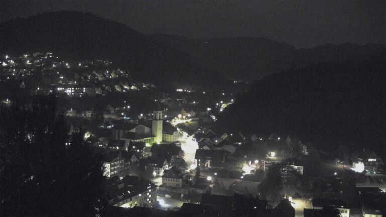 Dieses Bild zeigt eine Webcam-Aufnahme von Ottenhöfen, aufgenommen am Dienstag, den 20.10.2026 um 22:00 Uhr