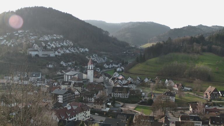 Dieses Bild zeigt eine Webcam-Aufnahme von Ottenhöfen, aufgenommen am Dienstag, den 10.03.2026 um 08:20 Uhr