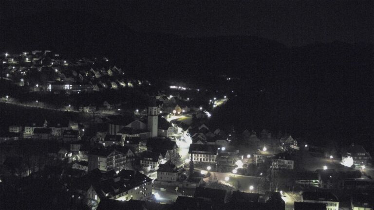 Dieses Bild zeigt eine Webcam-Aufnahme von Ottenhöfen, aufgenommen am Mittwoch, den 18.02.2026 um 00:00 Uhr