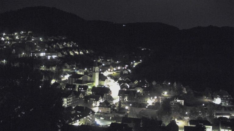 Dieses Bild zeigt eine Webcam-Aufnahme von Ottenhöfen, aufgenommen am Freitag, den 23.10.2026 um 07:00 Uhr