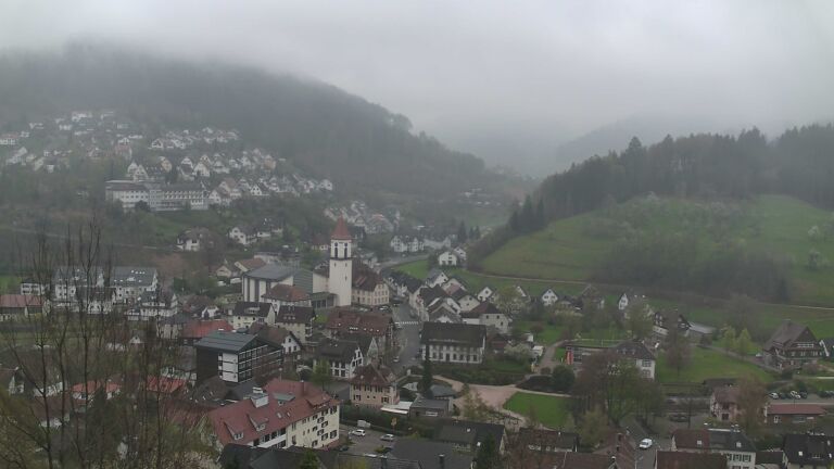 Dieses Bild zeigt eine Webcam-Aufnahme von Ottenhöfen, aufgenommen am Freitag, den 10.04.2026 um 10:30 Uhr