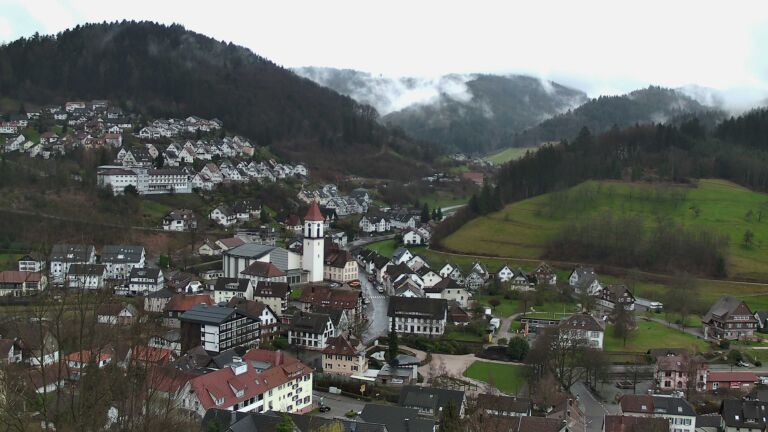 Dieses Bild zeigt eine Webcam-Aufnahme von Ottenhöfen, aufgenommen am Samstag, den 14.03.2026 um 12:30 Uhr