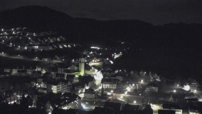 Dieses Bild zeigt eine Webcam-Aufnahme von Ottenhöfen, aufgenommen am Sonntag, den 01.03.2026 um 05:00 Uhr