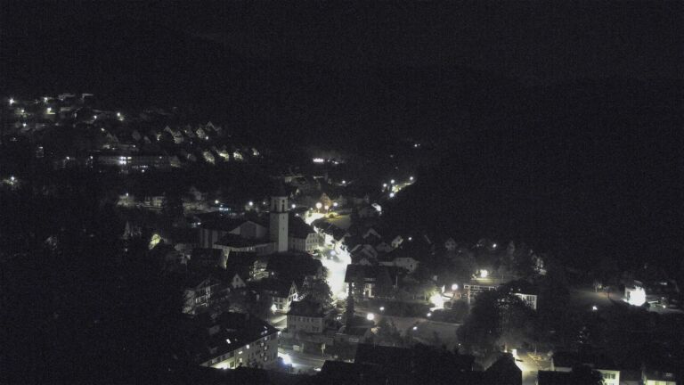 Dieses Bild zeigt eine Webcam-Aufnahme von Ottenhöfen, aufgenommen am Montag, den 05.10.2026 um 01:30 Uhr