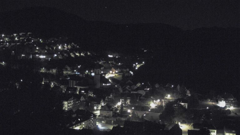 Dieses Bild zeigt eine Webcam-Aufnahme von Ottenhöfen, aufgenommen am Freitag, den 11.09.2026 um 23:30 Uhr
