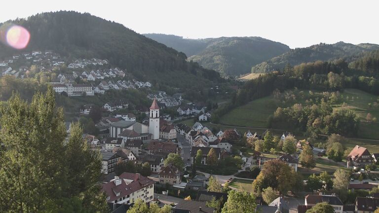 Dieses Bild zeigt eine Webcam-Aufnahme von Ottenhöfen, aufgenommen am Dienstag, den 29.09.2026 um 08:50 Uhr