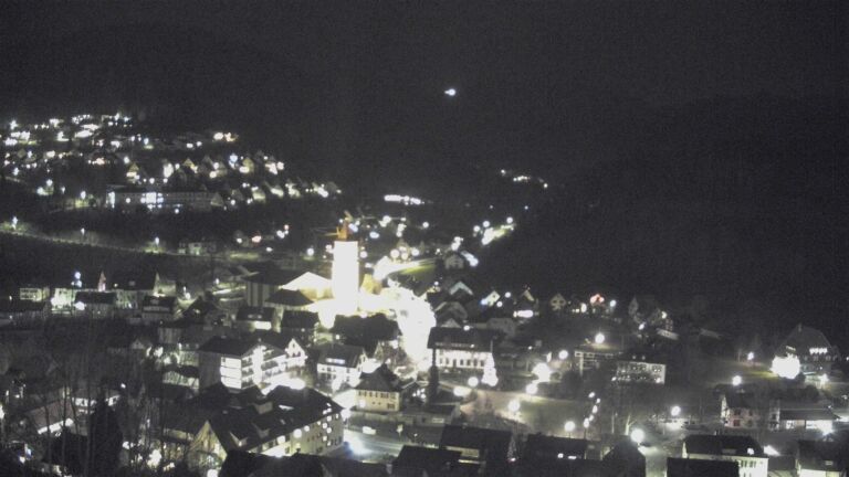 Dieses Bild zeigt eine Webcam-Aufnahme von Ottenhöfen, aufgenommen am Mittwoch, den 24.12.2025 um 20:00 Uhr