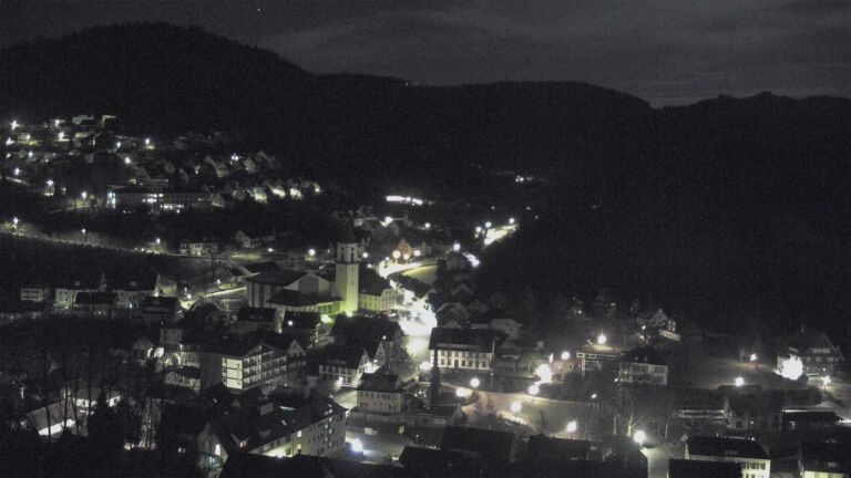 Dieses Bild zeigt eine Webcam-Aufnahme von Ottenhöfen, aufgenommen am Sonntag, den 08.02.2026 um 05:40 Uhr