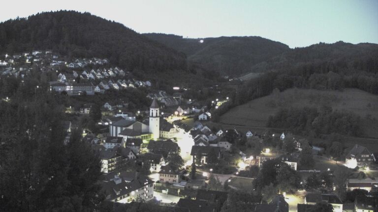 Dieses Bild zeigt eine Webcam-Aufnahme von Ottenhöfen, aufgenommen am Donnerstag, den 03.09.2026 um 06:00 Uhr