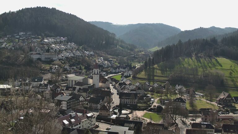 Dieses Bild zeigt eine Webcam-Aufnahme von Ottenhöfen, aufgenommen am Dienstag, den 03.03.2026 um 12:00 Uhr