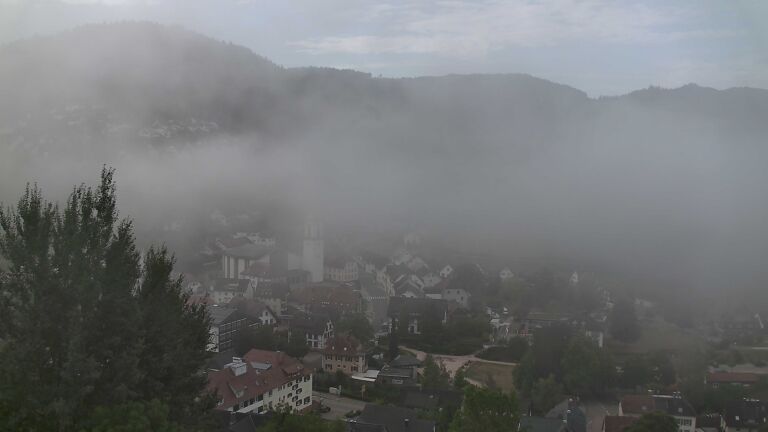 Dieses Bild zeigt eine Webcam-Aufnahme von Ottenhöfen, aufgenommen am Mittwoch, den 26.08.2026 um 08:30 Uhr