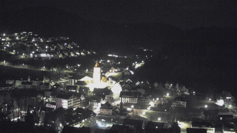 Dieses Bild zeigt eine Webcam-Aufnahme von Ottenhöfen, aufgenommen am Sonntag, den 15.03.2026 um 20:20 Uhr