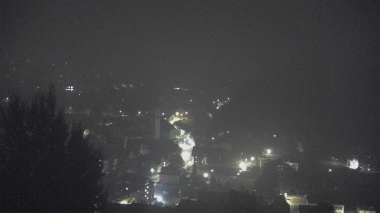 Dieses Bild zeigt eine Webcam-Aufnahme von Ottenhöfen, aufgenommen am Mittwoch, den 21.10.2026 um 03:00 Uhr