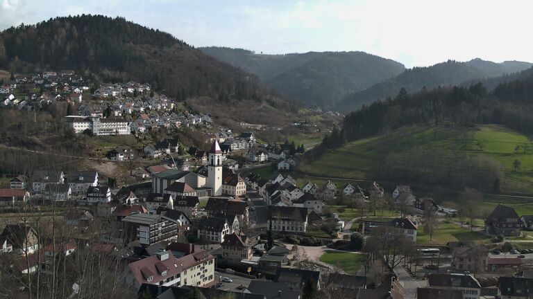 Dieses Bild zeigt eine Webcam-Aufnahme von Ottenhöfen, aufgenommen am Montag, den 09.03.2026 um 15:40 Uhr