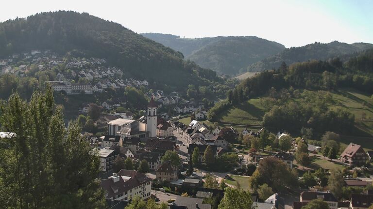 Dieses Bild zeigt eine Webcam-Aufnahme von Ottenhöfen, aufgenommen am Montag, den 28.09.2026 um 10:40 Uhr