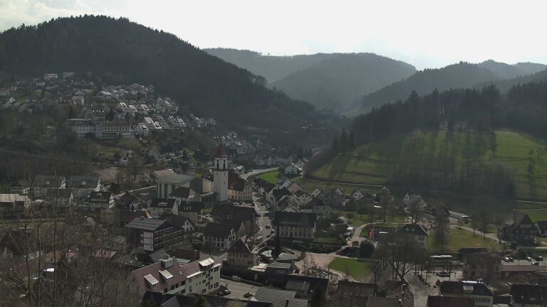 Dieses Bild zeigt eine Webcam-Aufnahme von Ottenhöfen, aufgenommen am Montag, den 09.03.2026 um 12:40 Uhr