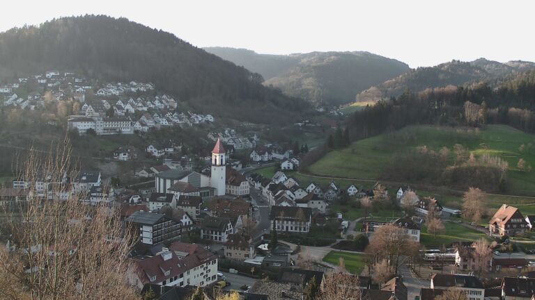 Dieses Bild zeigt eine Webcam-Aufnahme von Ottenhöfen, aufgenommen am Freitag, den 20.03.2026 um 07:40 Uhr