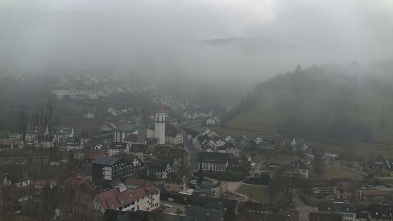 Dieses Bild zeigt eine Webcam-Aufnahme von Ottenhöfen, aufgenommen am Mittwoch, den 04.02.2026 um 14:40 Uhr