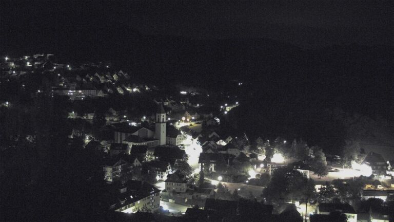 Dieses Bild zeigt eine Webcam-Aufnahme von Ottenhöfen, aufgenommen am Montag, den 27.07.2026 um 02:30 Uhr