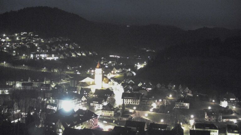 Dieses Bild zeigt eine Webcam-Aufnahme von Ottenhöfen, aufgenommen am Freitag, den 20.02.2026 um 18:40 Uhr